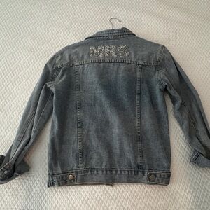 Embellished Bridal Denim Jacket